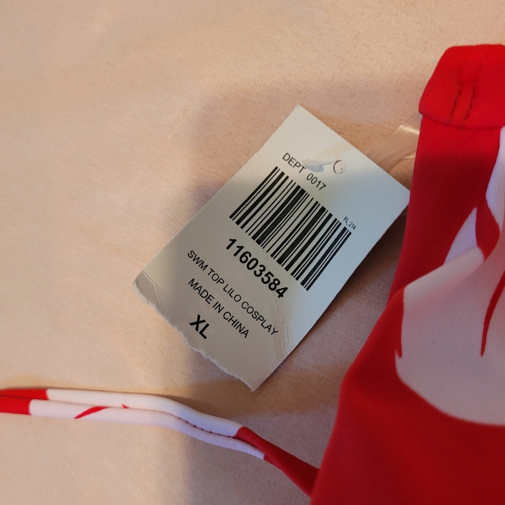 Disney's Lilo & Stitch size XL bikini top, NWT - Picture 2 of 4